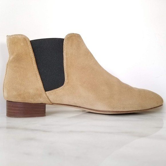 J.CREW Low Suede Pull On Boots Ankle Chelsea - Picture 3 of 8